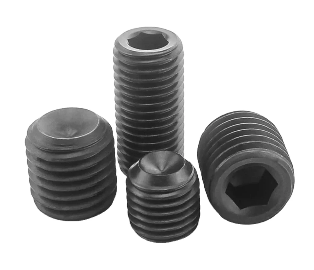 Screw and Tapping Screw Set Box Style Finish Flat Color Positioning Screws DIN913 Manufacturers OEM Head Steel Black Industry XF