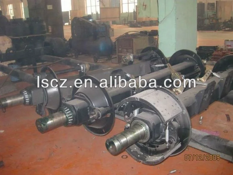 Tractor Trailer parts13T heavy duty axles for sale