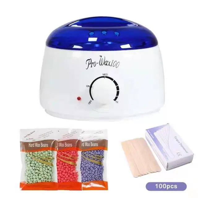 Воск теплее дома удаления волос комплект электрическая машина горячего воска расплава горшок