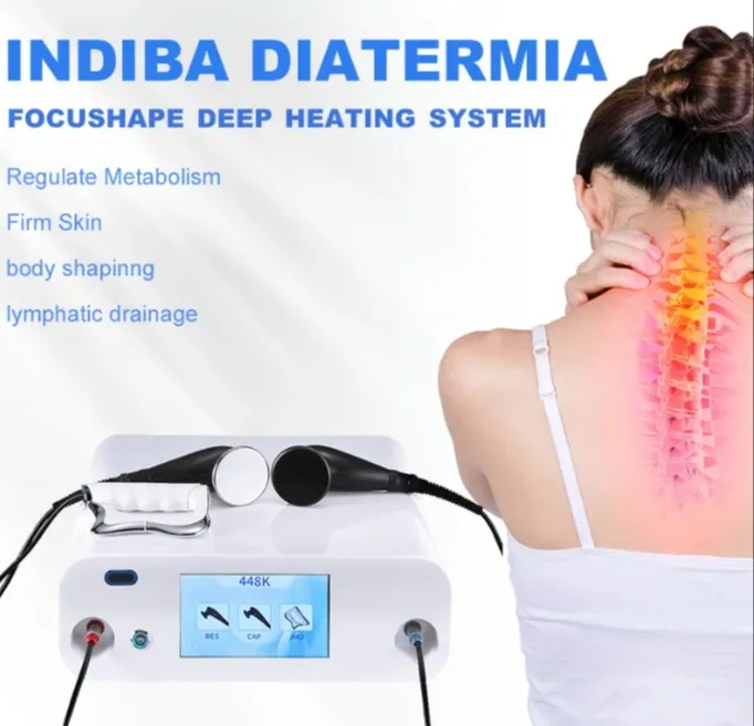 Factory Price Portable Body Slimming Beauty Equipment 448Khz Cet Ret Rf Machine Tecar Pain Relief Physical Therapy Machine