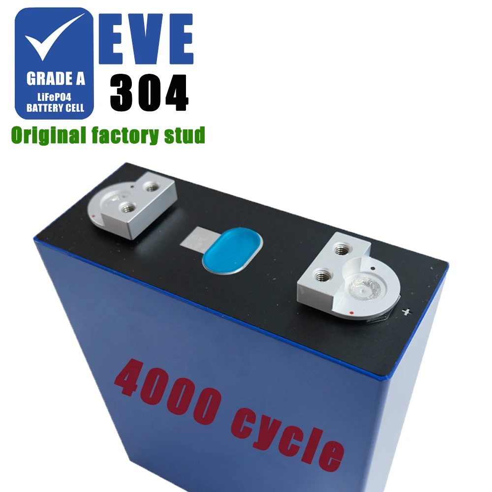EEL Prismatic Lifepo4 Battery Lithium Iron Phosphate with Original factory stud For Solar Energy Systemn eve 3.2V 304Ah lifepo4