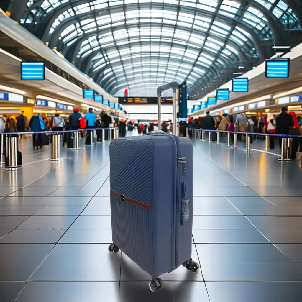 Travel Suitcase Carry on Trolley Luggage Trolley Bag 4 Wheels