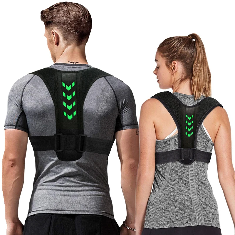 Adjustable Neoprene Sitting Posture Corrector For Men Women Back Brace Support Belt
