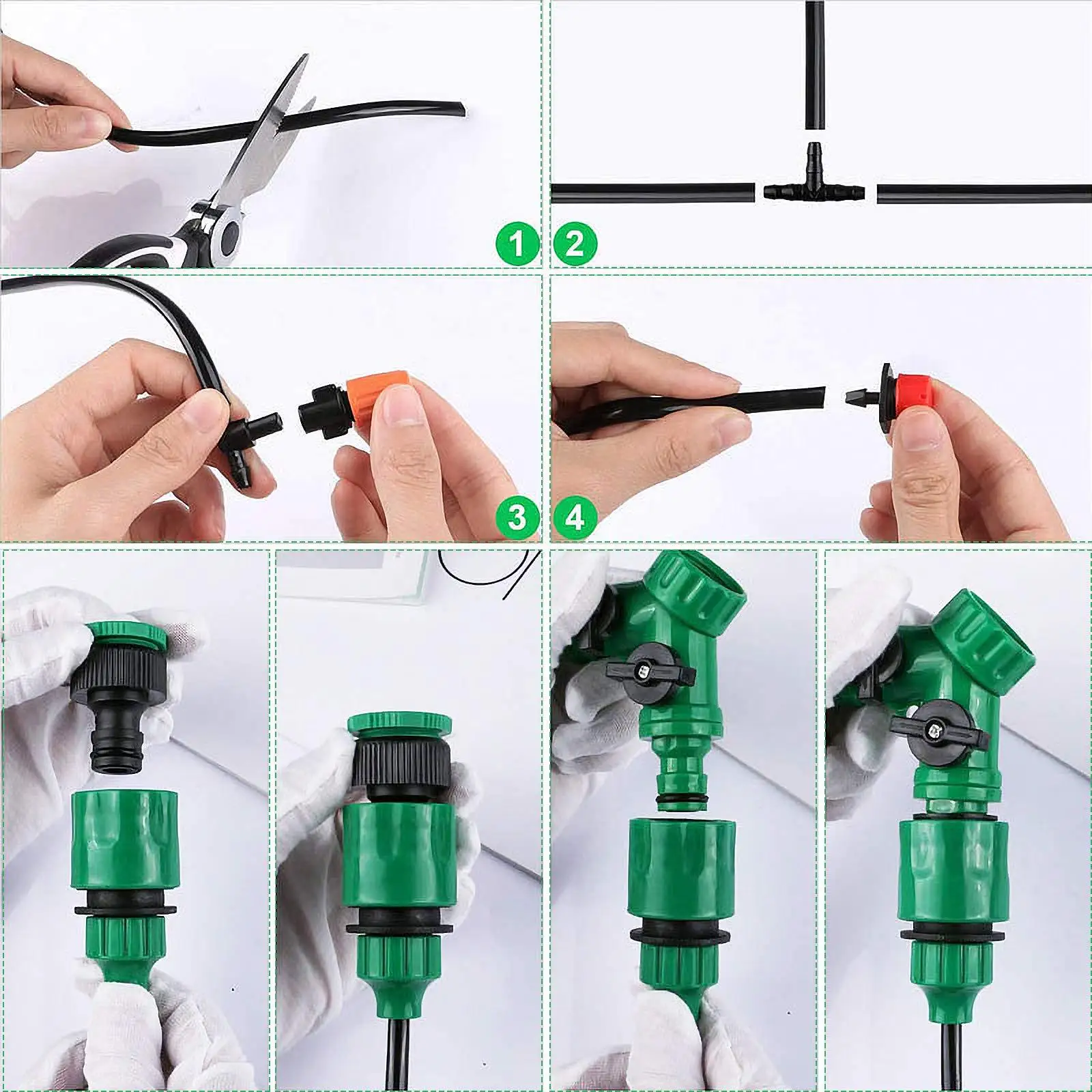 30m DIY Automatic Flower Watering Device Drip Irrigation Set Balcony Flower Pot Watering Smart Flower Watering Dripper