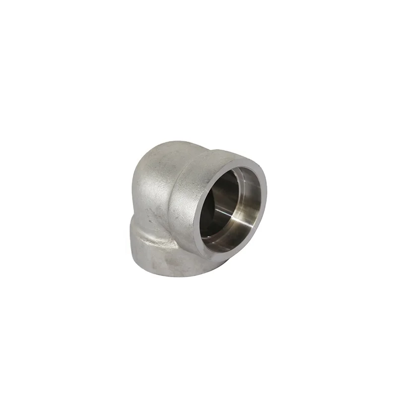 Forged Stainless Steel 316L DN50 3000# SW Elbow Casting Technique Pipe Fitting