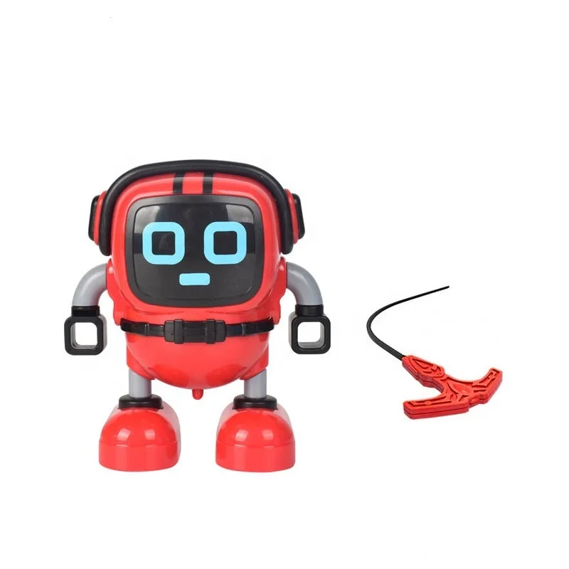 Kids mini gyro force spinning robot toys novelty game toy children gift
