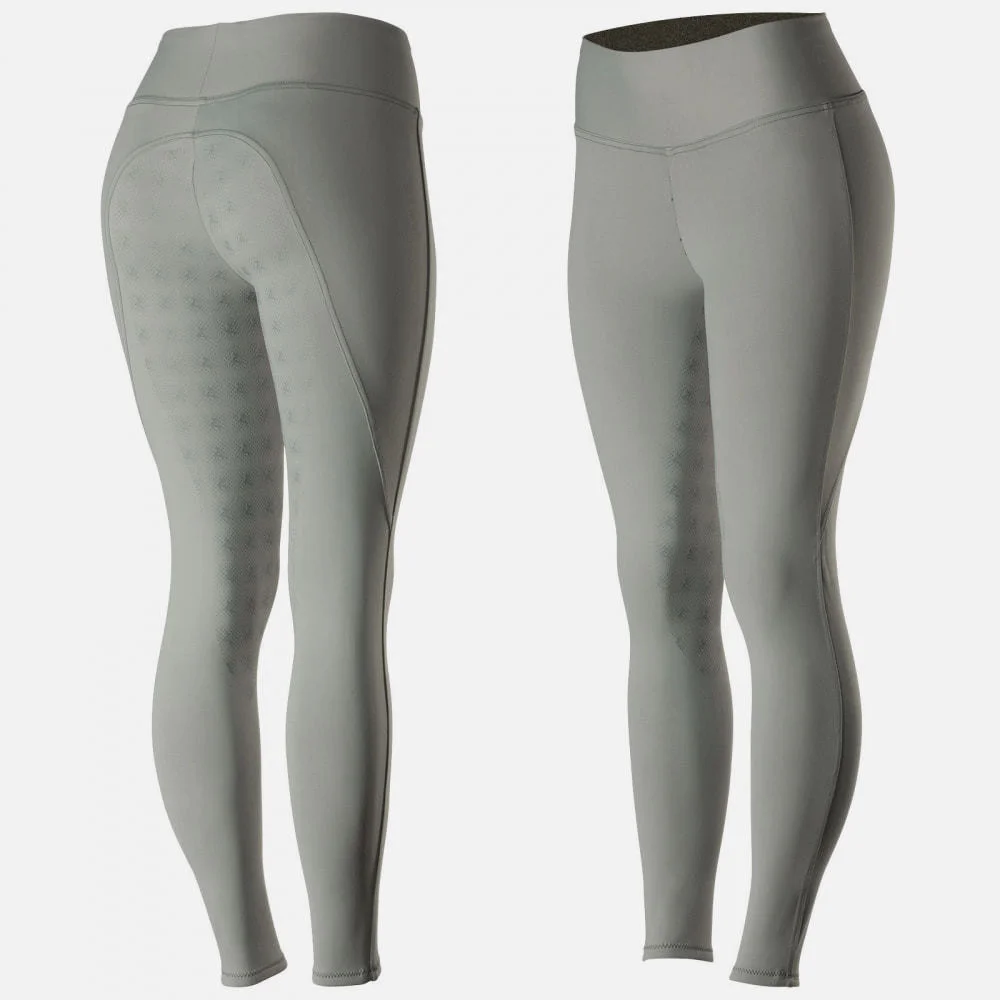 Custom Wholesale Silicone Girls Max Horse Riding Pants Tights Knee-Patch Thermo Qinter Equestrian Breeches