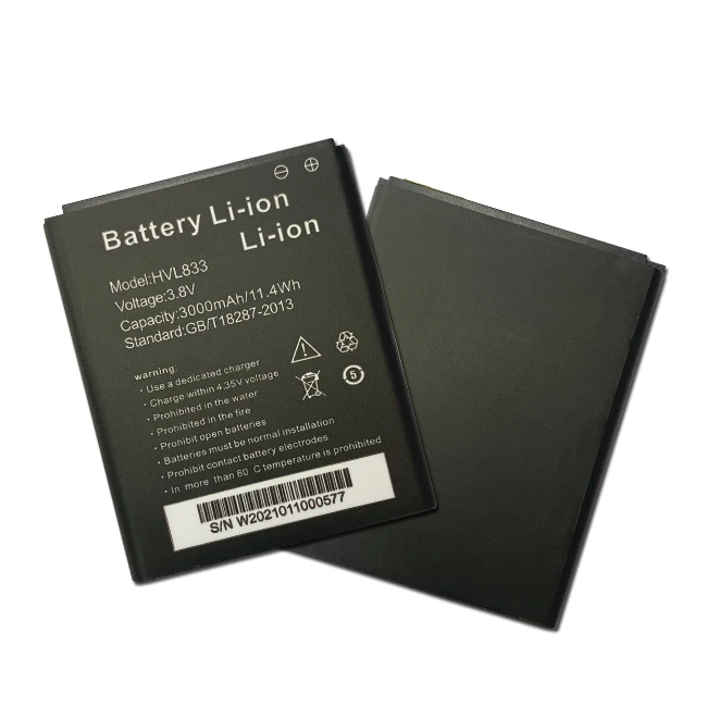 
High Capacity Rechargeable battery HVL833 for Smile MIFI MF8 battery 3000mAh 3.8V 
