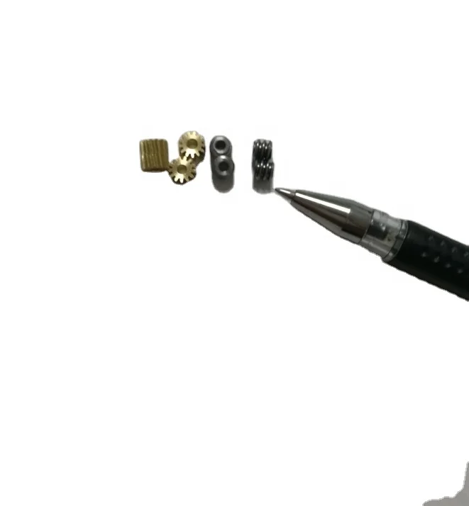 High precision micro small worm and worm gear set