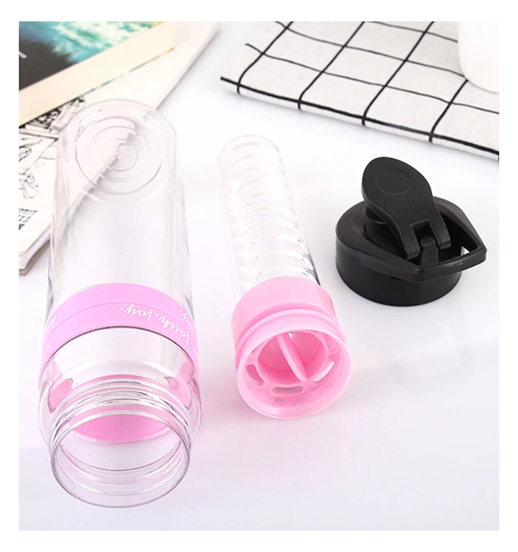 Bulk buy from china 2023 540Ml Sports Infusion Juice Shaker Water Bottle With Fuser Fruit