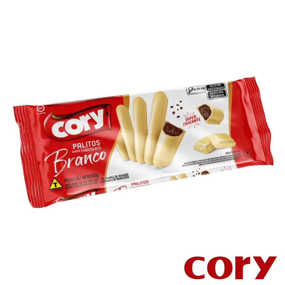 (PALITOS CORY) печенье на пальцах шоколад с белым шоколадом в покрытом-вкусное и сладкое из Бразилии