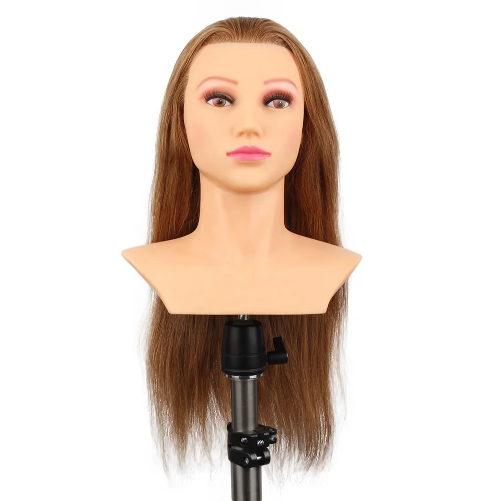 Colorful Salon Hair Training Head Hairdressing Styling Mannequin Doll