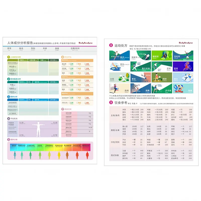 Body Composition Analyzer Body Fat Analysis And Body Scanning Machine Composition Analyzer