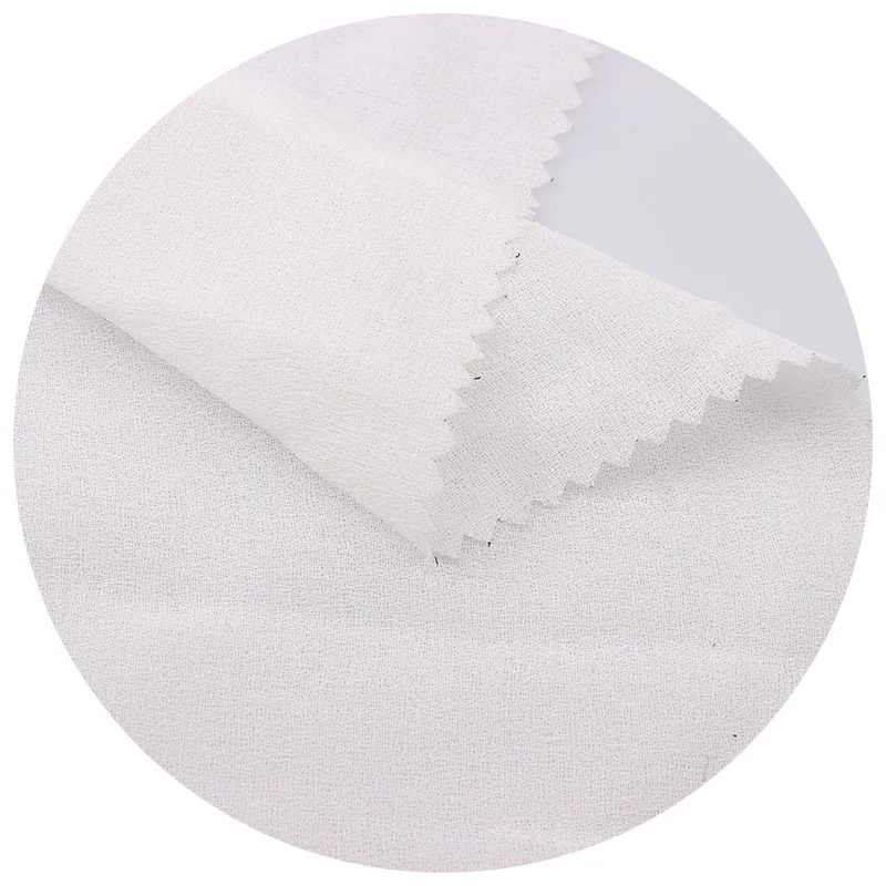 Hot sale environmental production Chiffon fabric 2026 Habijabi chiffon silk fabric 100% rpet for lady wear