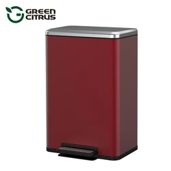 Sorting Odorless Foot Operated Kitchen Waste Bin Medical Recycle Garbage Can With Pedal