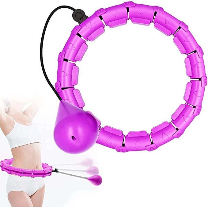 Snbo Plastic Fitness Smart Adults Adjustable Weighted Detachable Intelligent Exercise Hula ring Manufactures Hula Ring Circle
