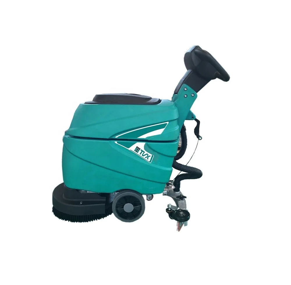 24V Battery Hand Held Walk Behind Sweeping Machine Floor Scrubber Cleaning Equipment