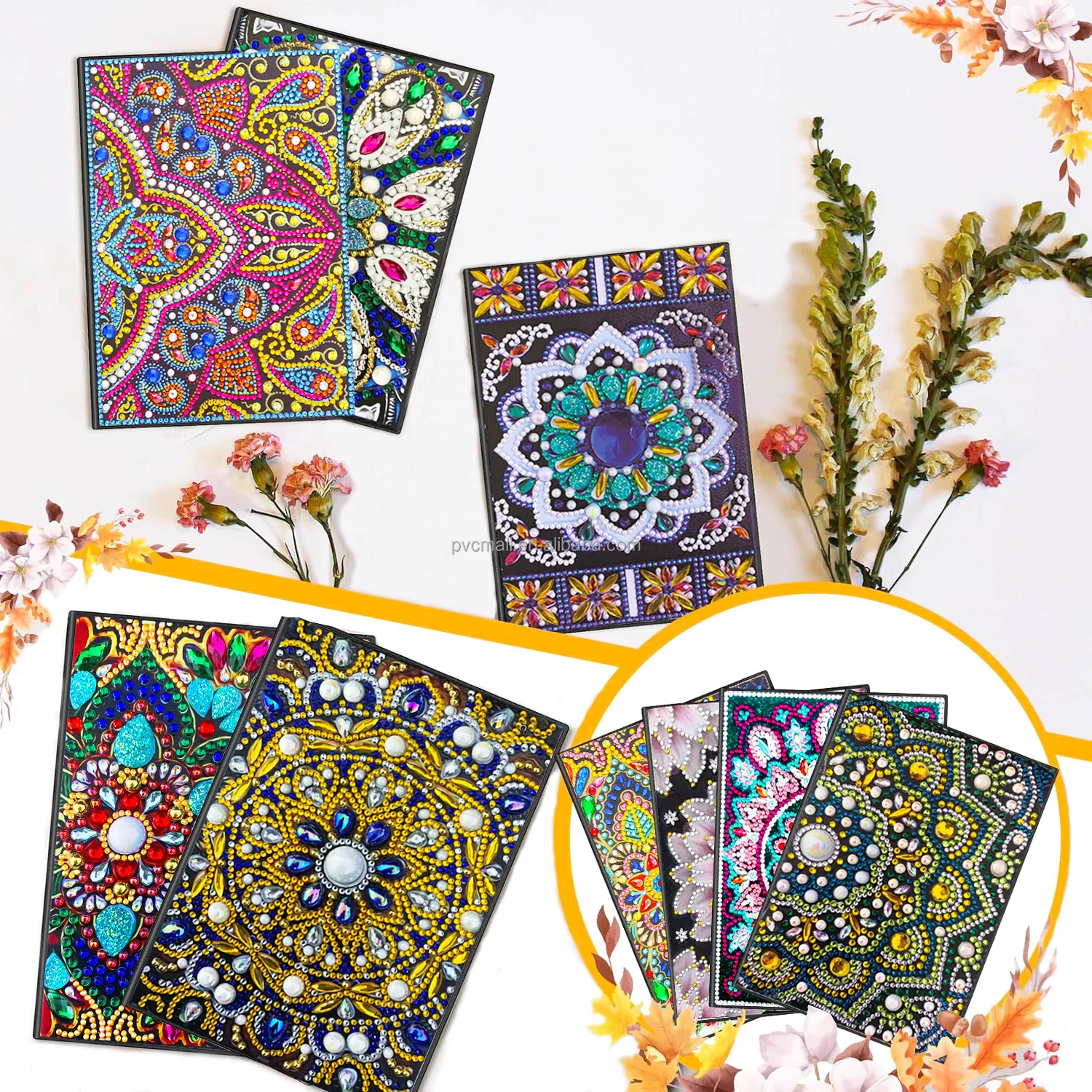 Wholesale Kids Crafts DIY Creative Art Diamond Painting Note Book Animals A5 Diamond Painting Embroidered Notebook for Children