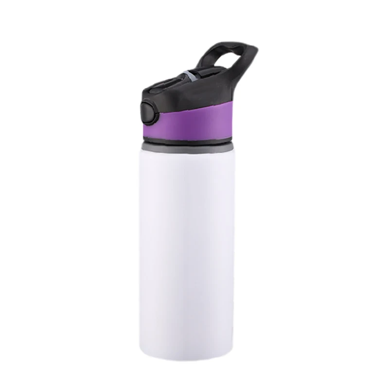 600ml Wholesale New Style Various Colors Recycled Single Wall Sports Aluminum Water Bottles