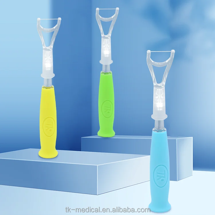 iSee IPX6 waterproof Glowing dental floss with Food grade material