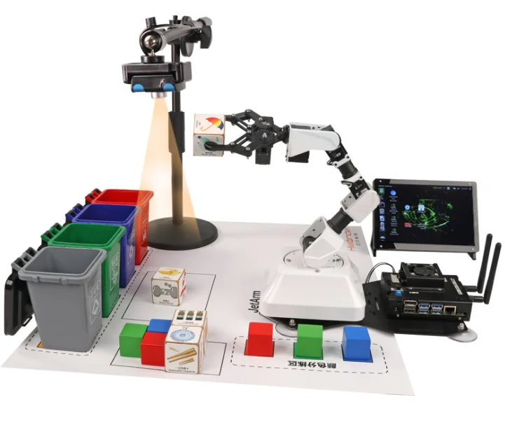 Garbage Classification System JETSON NANO AI Visual Recognition Robot/University STEM project robotic kit/Maker Education Kit