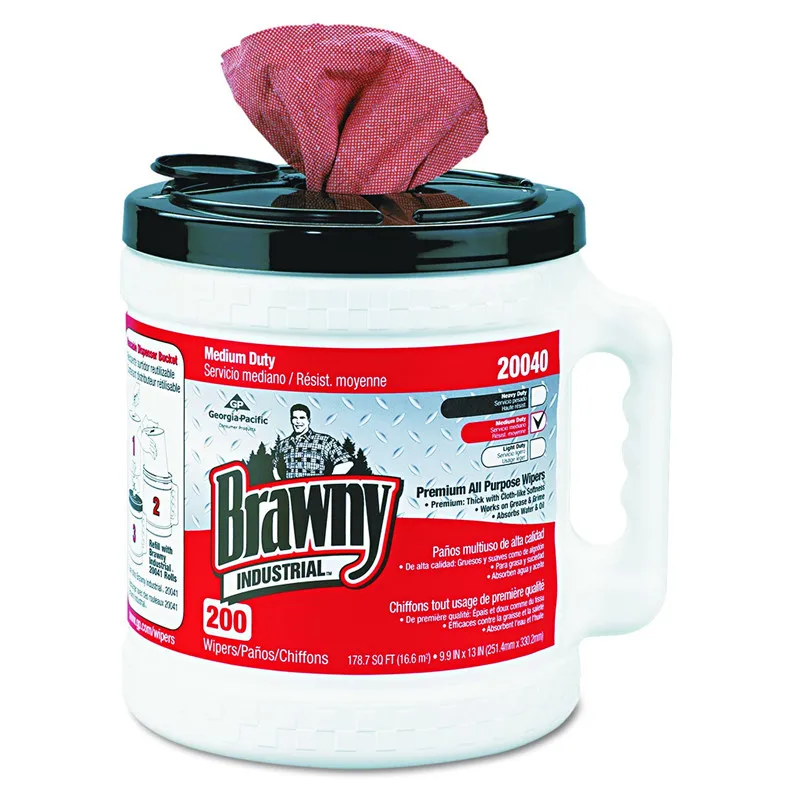 Fresh Scent Multi Purpose Heavy Duty Wipes Textured Wet Towels In Bucket