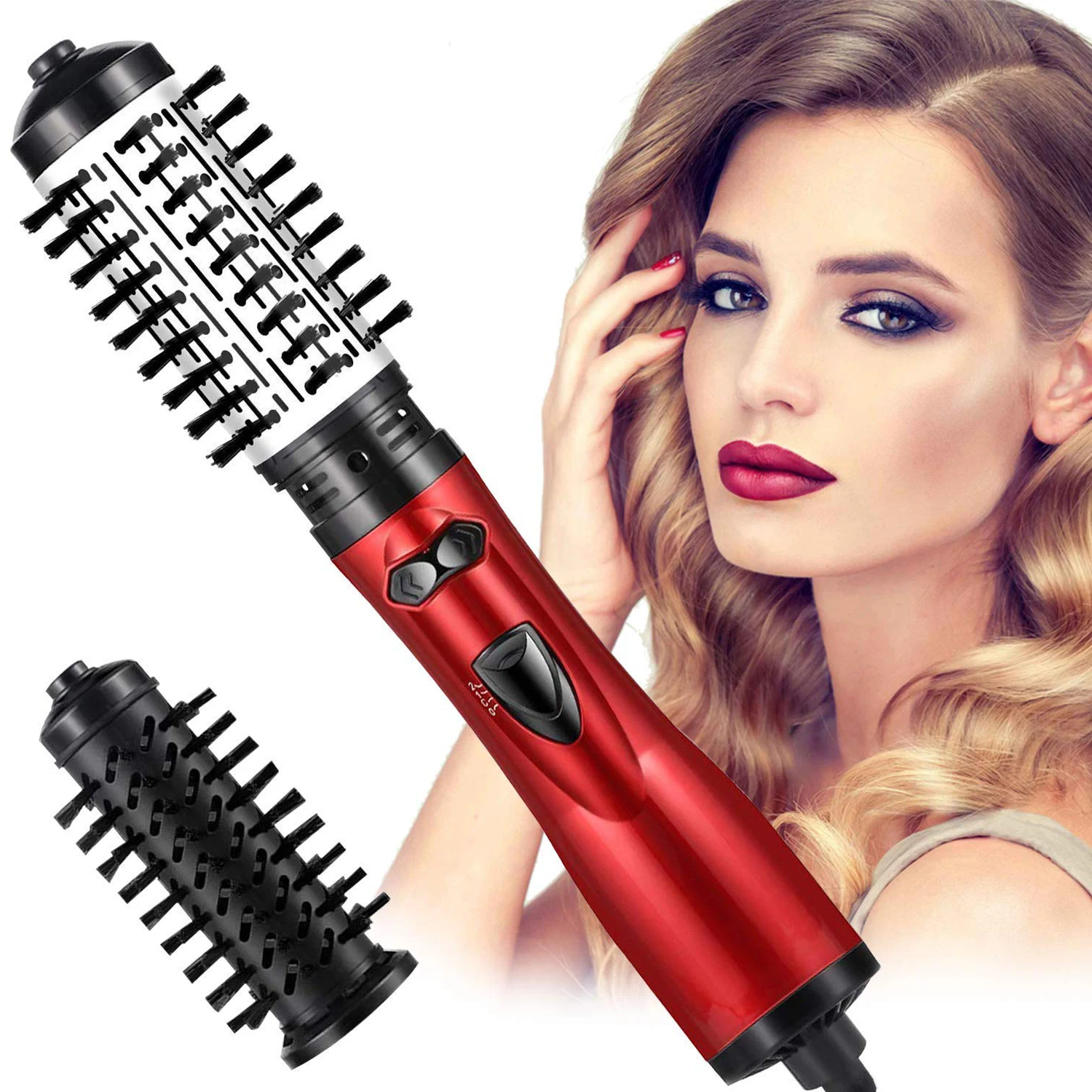 Automatic Curly Hair Comb Big Wave Hot Air Comb 2-in-1 Electric Constant Temperature Hair Comb