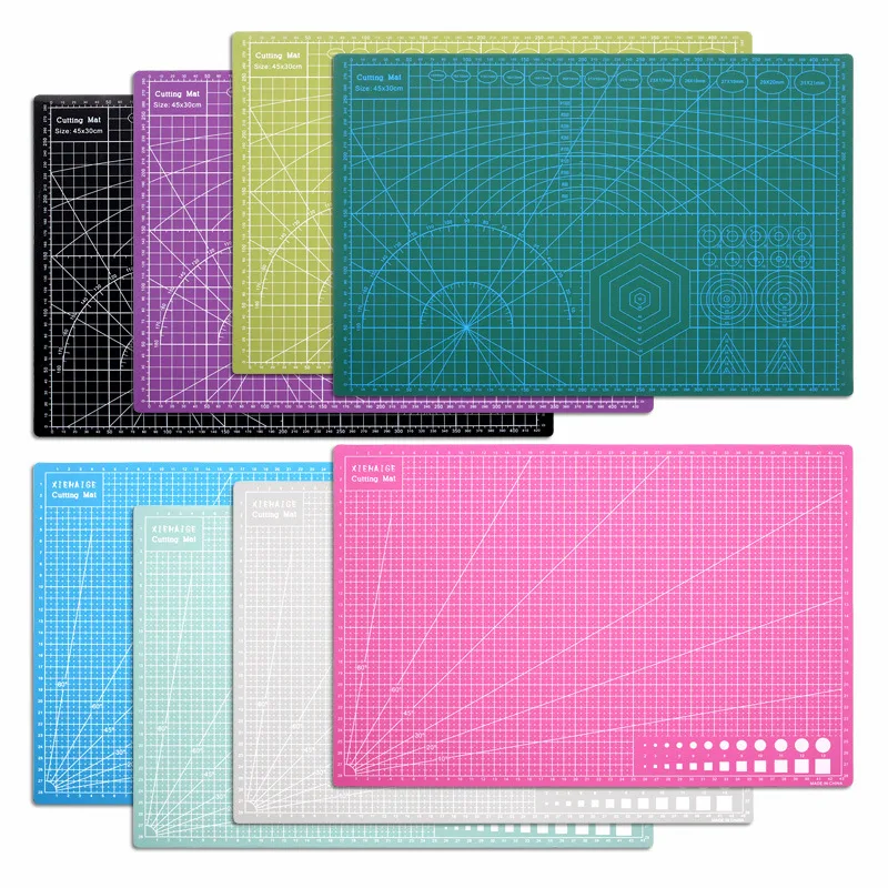 New arrival A3 colorful black /white core high quality cutting mat for office using