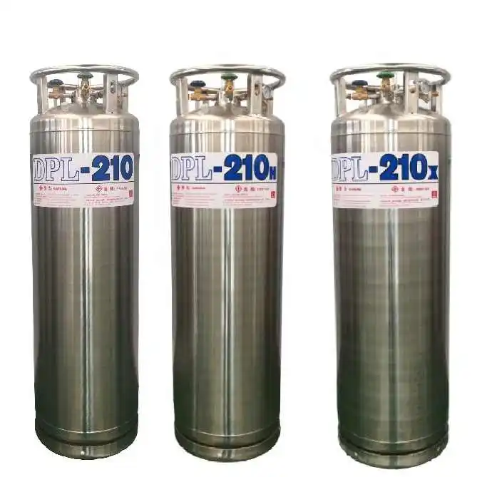 175l 1.38mpa Cryogenic Stainless Steel Dewar Cryogenic Liquid Oxygen Nitrogen Argon Cylinder Dewar Pressure Vessel