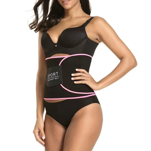 Gym Sport Weight Loss Tummy Wrap Band Custom Women Back Support Belt Sauna Sweat Slimming