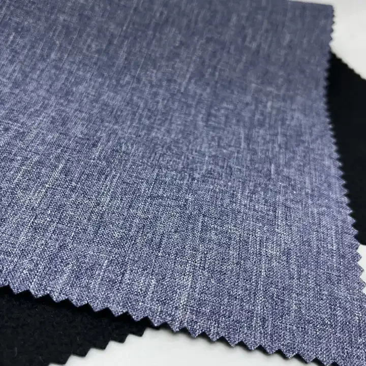 fabric jacket softshell 150D semi dull dty oxford laminated TPU polar fleece for outdoor