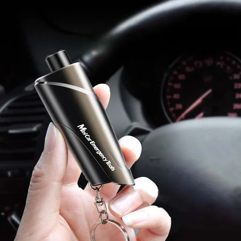 Новый безопасный молоток автомобильный аварийно-спасательный комплект брелок нож спасательный инструмент для ремня безопасности оконный выключатель стеклянный аварийный