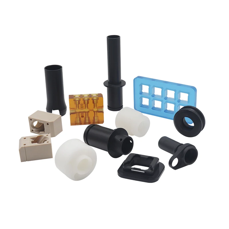 Custom CNC Machined Turning Milling Delrin POM PEEK Nylon PTFE Plastic Parts OEM CNC Machining Services