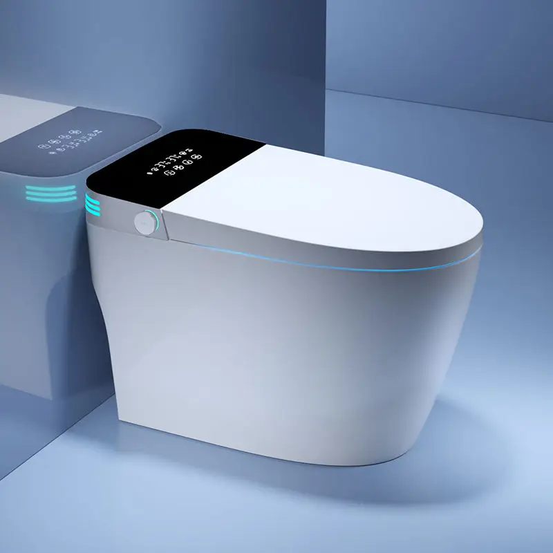 Hot Sale New Style Home Wc Intelligent Toilet Automatic Open Sensor Flush Bathroom Auto Close Smart Toilet