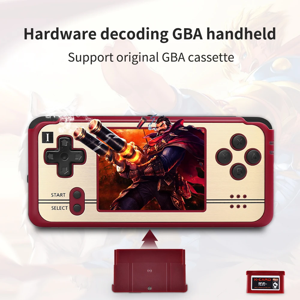 K101 Protable Game Console 3.0 Inch HD Screen Retro TV Video Gaming Player Support GBA Games