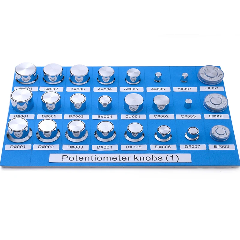 Metal Aluminium Potentiometer Switch Control Knobs Potentiometers