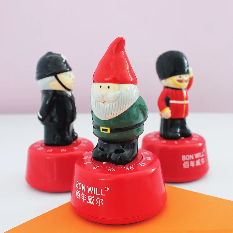 BONWILL Ceramic General Soldier Santa Kitchen Timer Cooking Baking Egg Oven Smart Kitchenware & Drinkware