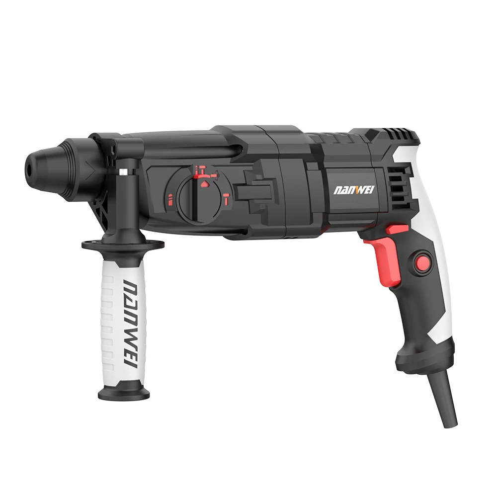 NANWEI Factory Price Electric Hammer Drill For Concrete Wood Drilling 800W Impact Drill Set
