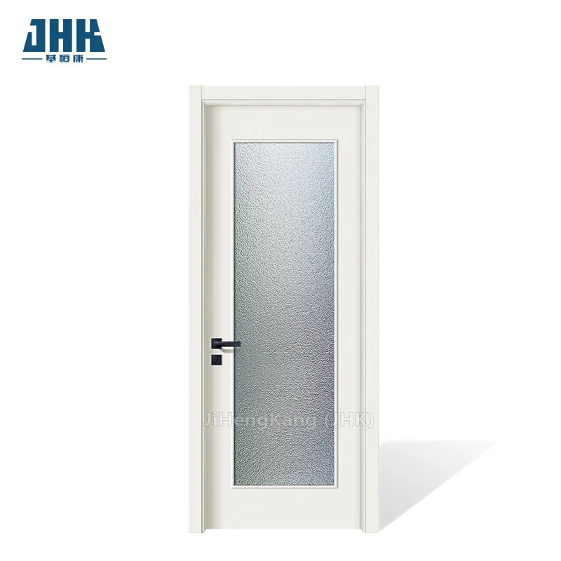 JHK-G01 деревянные бескаркасные двери дома закаленные ламинированные безопасные стеклянные хорошего качества для отеля