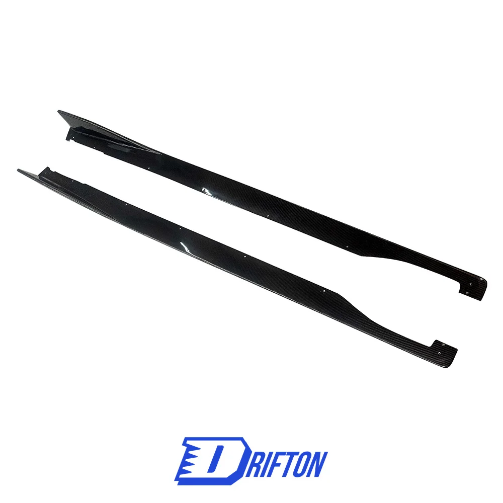 Greddy Style Carbon Fiber Side Skirt For Subaru BRZ ZD8 Toyota GR86 ZN8 Body Kit