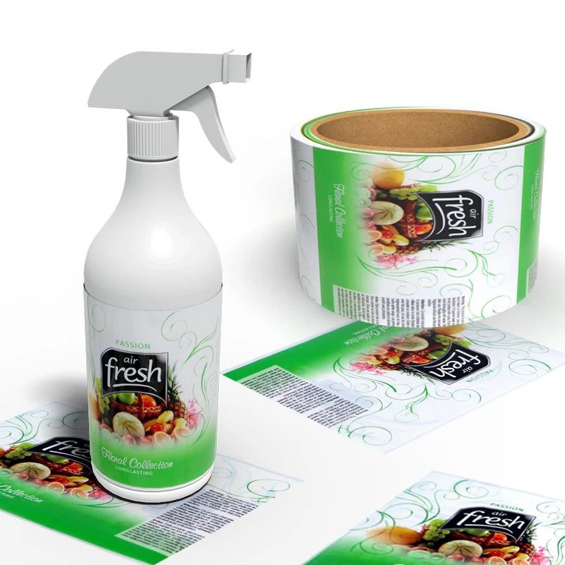 Minfly Digital Printing Custom Packaging Cosmetic PET PVC Heat Shrink Sleeve Label Bottle Cans Beverage Shrink Label