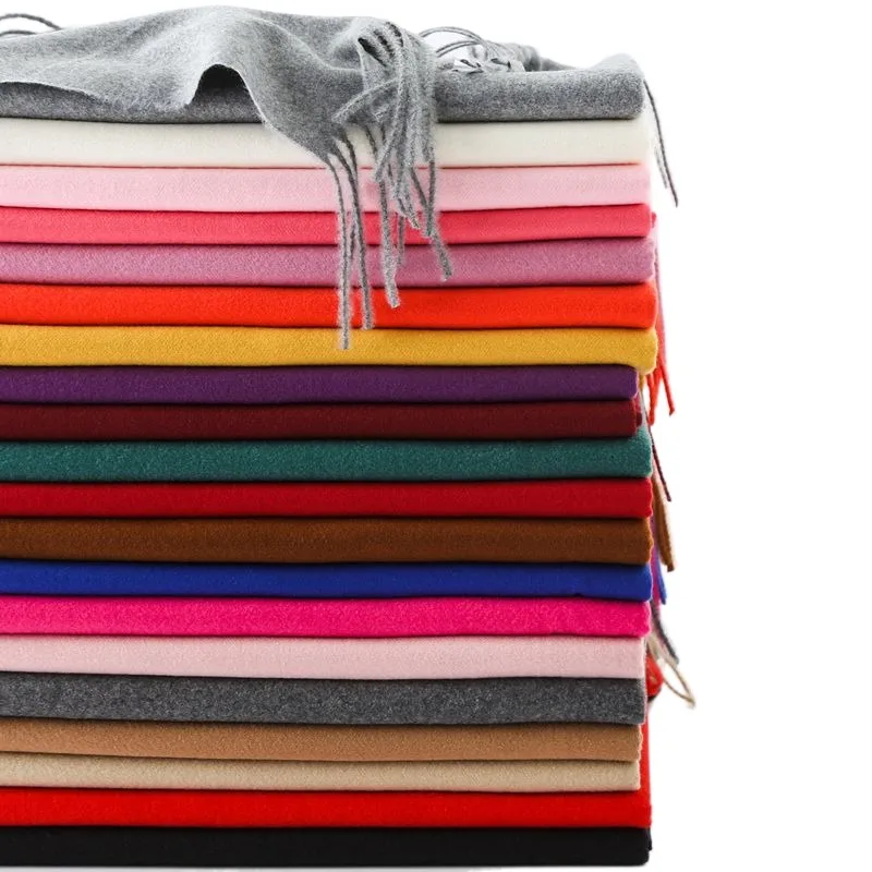Wholesale Premium Large Solid Plain Cozy Macrame Cashmere Feeling Tassel Lady Womens Kashmiri Pashmina Scarf Shawl for Women