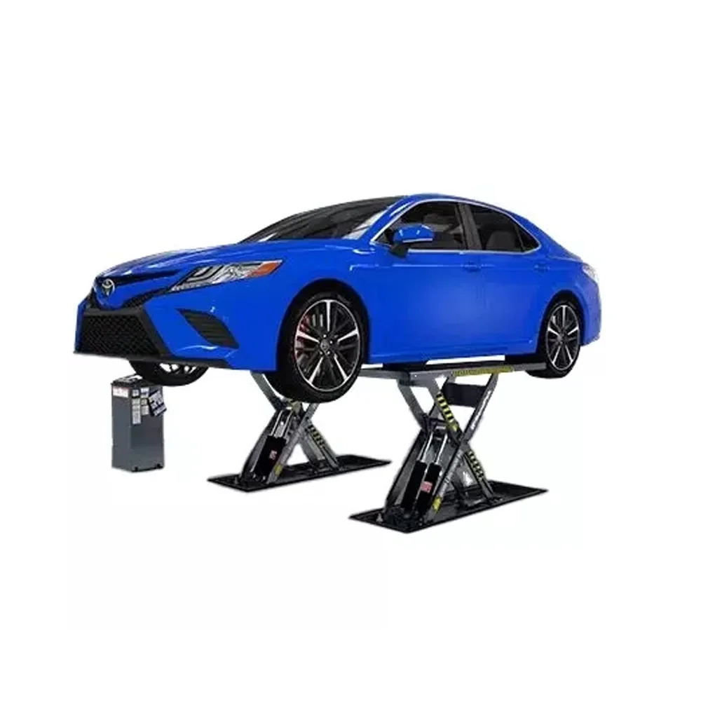 The supplier sells hydraulic scissor type portable car elevator at a favorable price