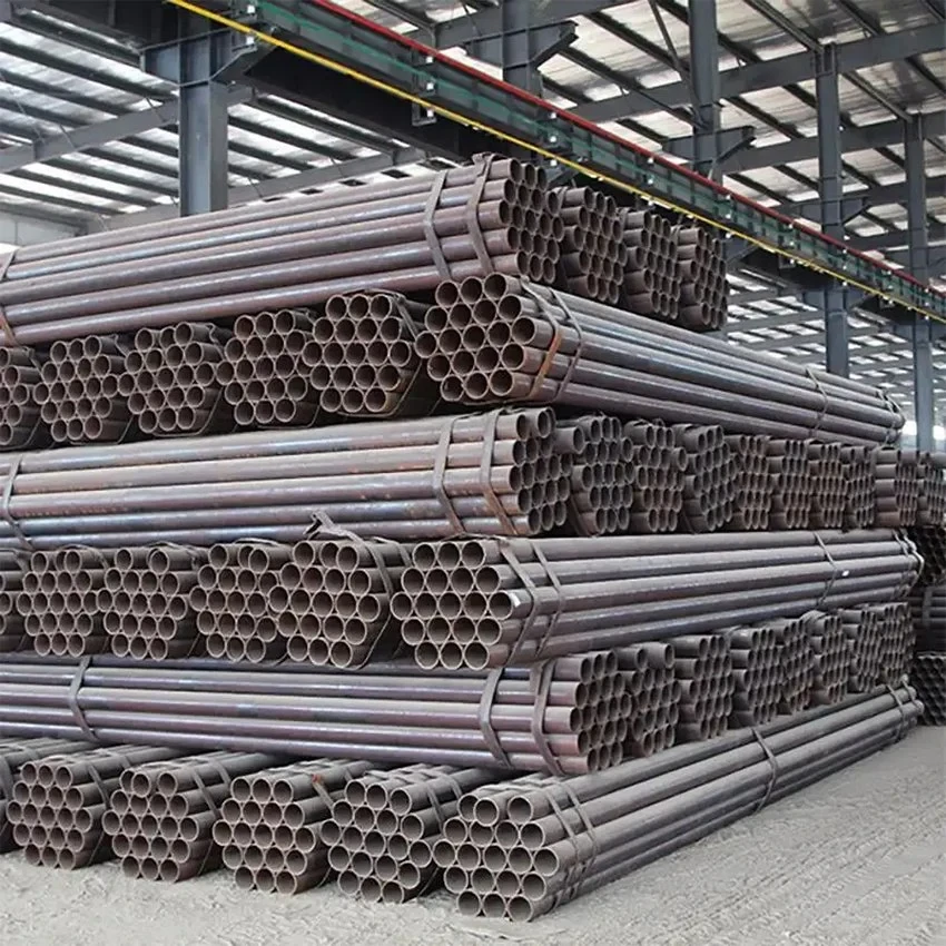 Best Selling High Quality Mild Carbon Steel Straight Erw Welded Pipe Ms 8 Inch Carbon Steel Pipe