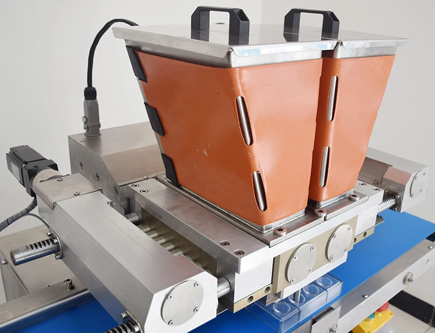 LST  one shot chocolate depositing machine center filling chocolate making machine