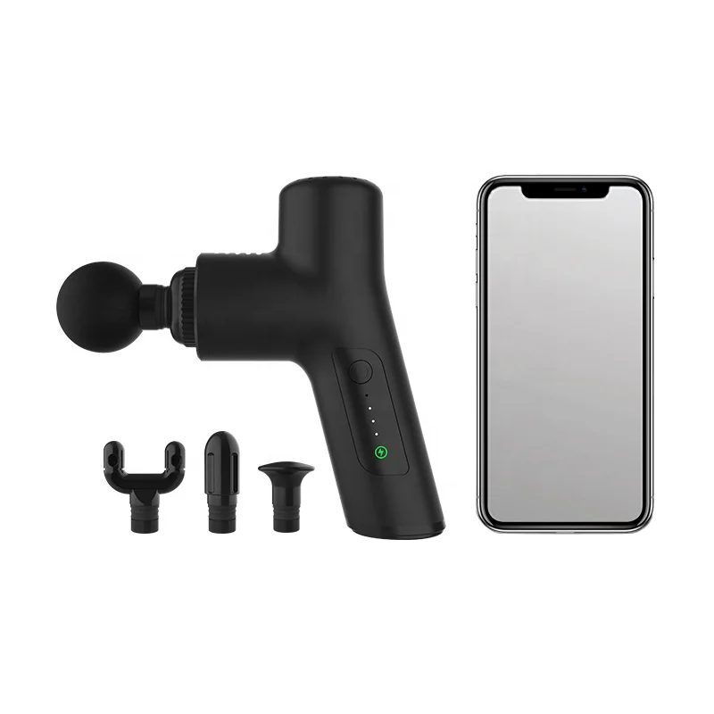 Powerful and Portable 2600RPM Brushless Motor  Deep Tissue Fitness Mini Massager Gun with Storage Bag