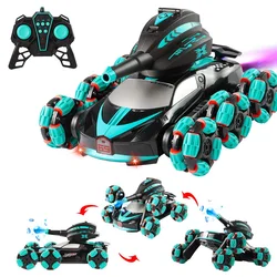 2.4G 8-pass Can Launch Water Bomb Remote Control Tank Hot Sale Radio Control Stunt Car With Spray RC Tank Drift Car For Kids