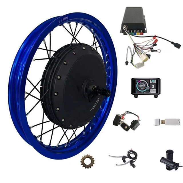 High-Performance 8KW QS273 40H Motor Cheap Price Ebike Kit Fast Electric Conversion Kit Motorcycle Brushless Rear Hub Motor