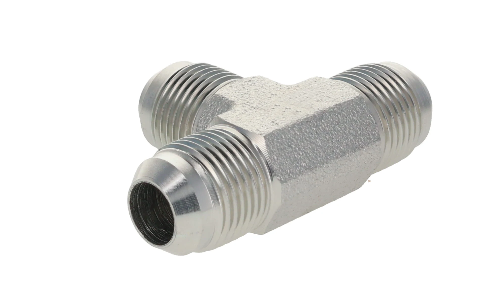 Factory Wholesale 2603 Series Carbon Stainless Steel Male JIC 37 deg Flare Tee Fitting Forged Hydraulic Hose Adapters