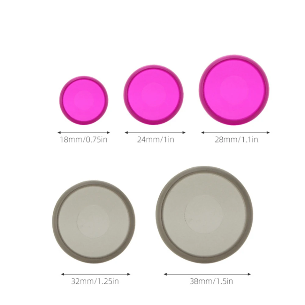 11pcs 24/28/32/38mm Plastic Disc Rings for Discbound Notebook Mushroom Hole Happy Planner Expander Binding Discs Expansion Ring
